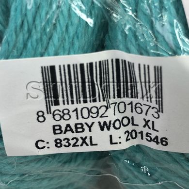 Пряжа Gazzal Baby Wool XL цвет 832