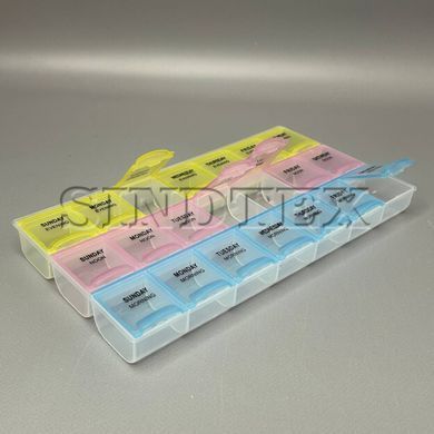 21x11,5см пластиковий контейнер-органайзер - 21 осередок