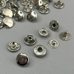 Кнопка Альфа 10мм Никель VT-2 (50шт) (00244)