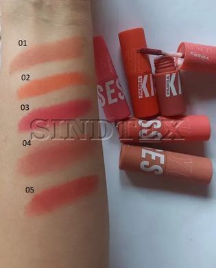Рідкі рум'яна-помада Parisa Cosmetics Cheek Kiss № 03 Ягідний