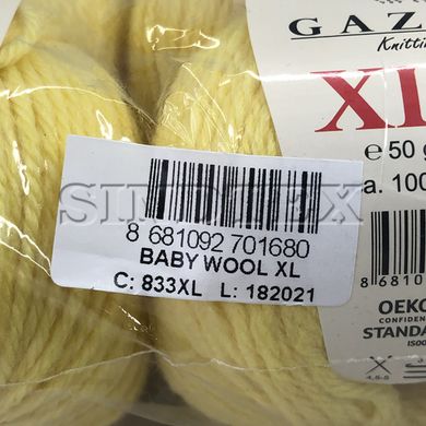 Пряжа Gazzal – Baby Wool XL колір 833