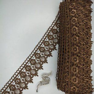 Мереживо макраме Sindtex 6,5см (20м) Колір - Коричневий (05-XR13023-6)