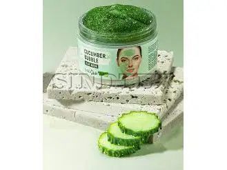 Киснева бульбашкова маска з екстрактом огірка Sadoer, 100g