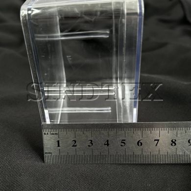 9х9х5.5см пластиковая тара (контейнер, органайзер) для рукоделия и шитья