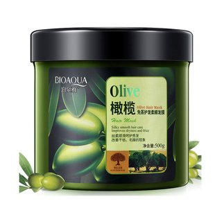 Маска для волос с оливковым маслом Bioaqua Olive Hair Mask, 500г