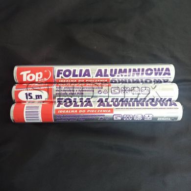 Фольга пищевая 28см 15м, 9 мкм Top Pack