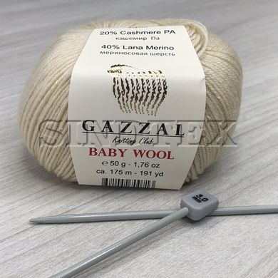 Пряжа Gazzal – Baby Wool колір 829