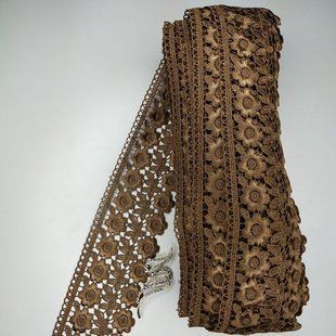 Мереживо макраме Sindtex 7.5 см (20 м) Колір - Золото (25-F1375E1-4)