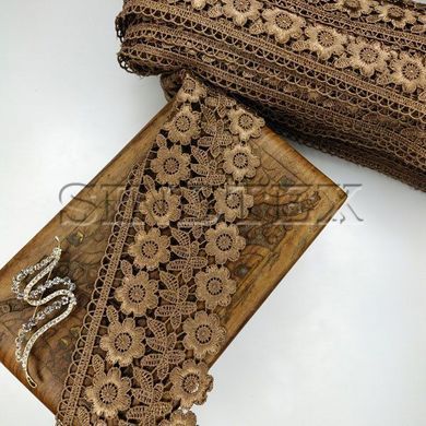 Мереживо макраме Sindtex 7.5 см (20 м) Колір - Золото (25-F1375E1-4)
