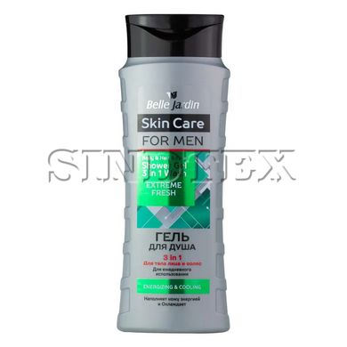 Гель для душа 3в1 Belle Jardin Extreme Fresh for men, 420 мл