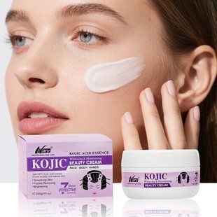 Освітлюючий крем для обличчя та тіла Nary Kojic Acid Essence Whitening, 200г