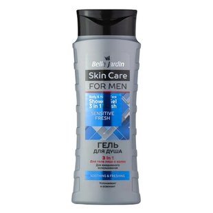 Гель для душа 3в1 Belle Jardin Sensitive Fresh for men, 420 мл