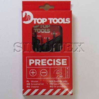 Набір викруток прецизійних Top Tools