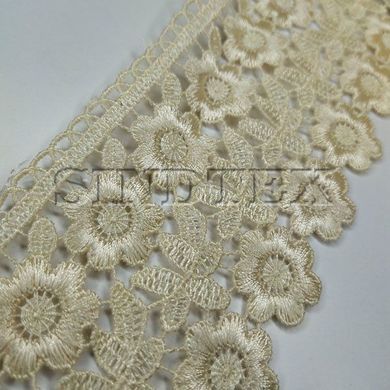 Мереживо макраме Sindtex 7.5 см (20 м) Колір - Молочний (25-F1375E1-6)
